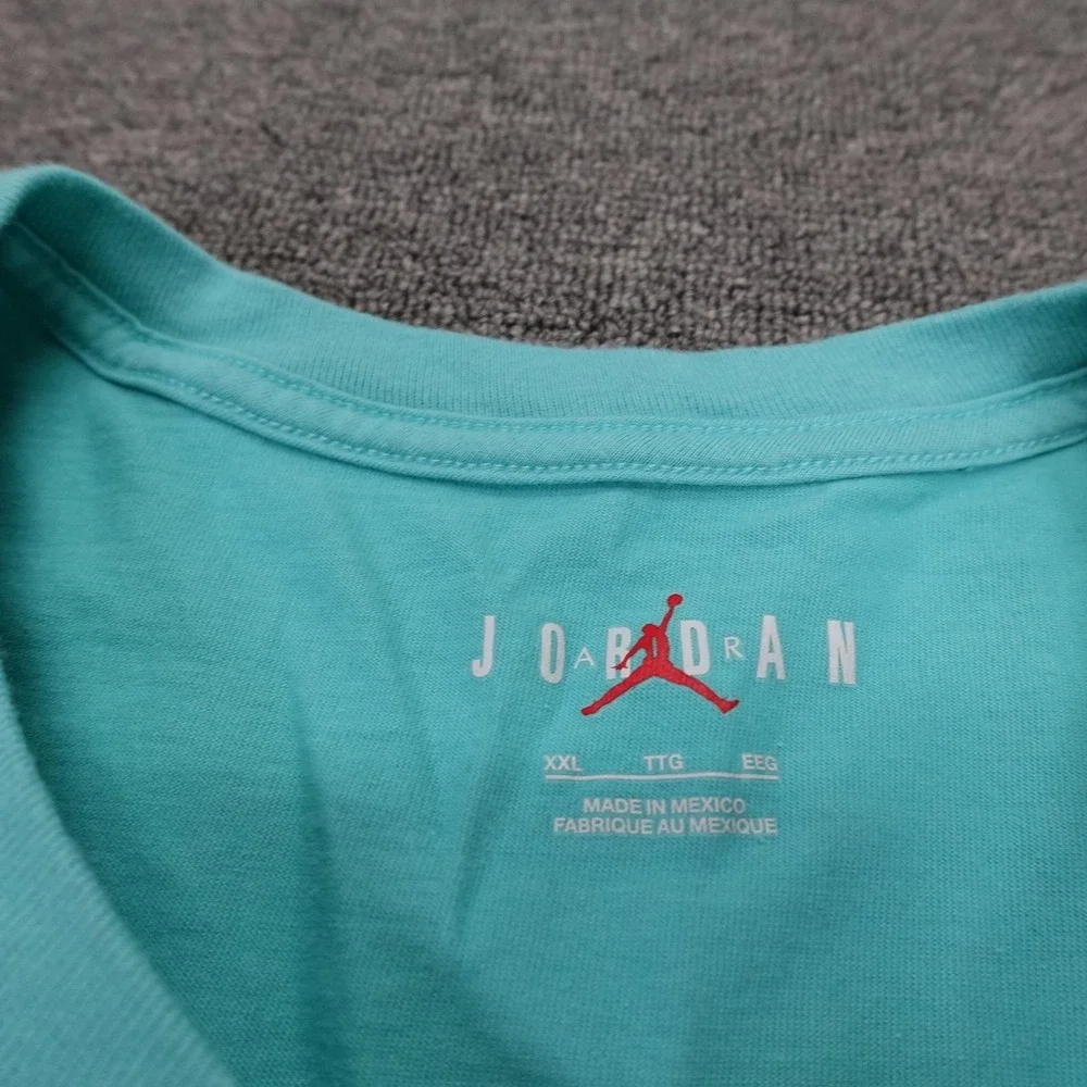Jordan Shirt Mens 2XL Blue Michael Jordan Take Flight Nike Graphic Tee Tagless